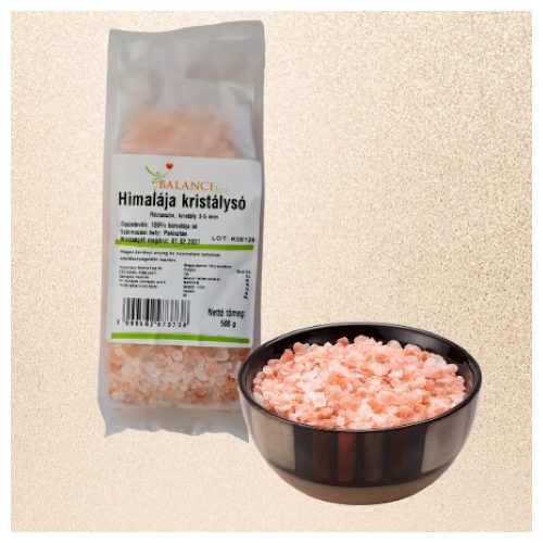 Himalaya-Salz, rosa, grob, 500 g (3-5 mm, Kristall)