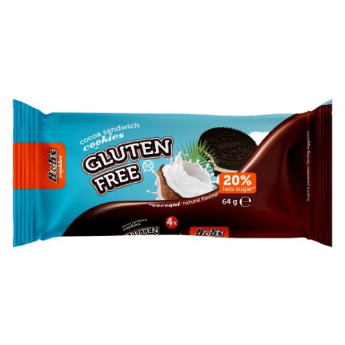 Bob glutenfreie Kakaokekse, mit Kokoscreme, 64g