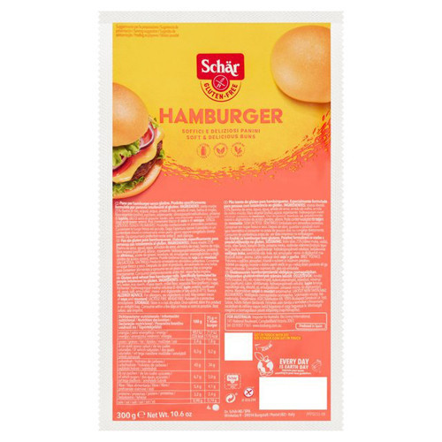 Schar Hamburger-Brötchen, glutenfrei, (4 Stück) 300 g