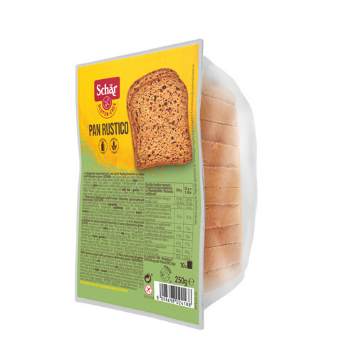 Schar Pan Rustico Brot, glutenfrei, laktosefrei, 250g.