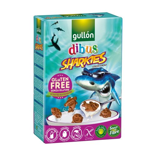 Gullón Dibus Sharkies glutenfreie Frühstückskekse, 250 g