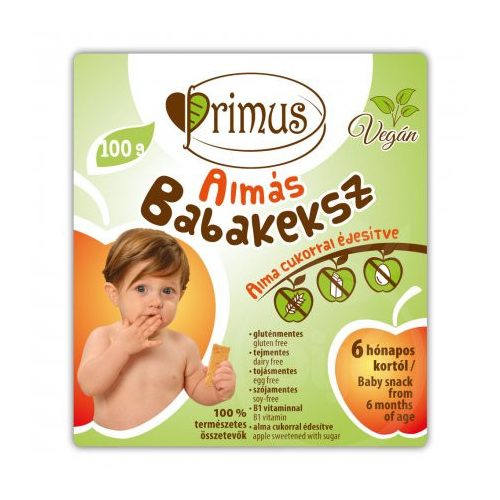 Primus vegán babakeksz almás 100 g