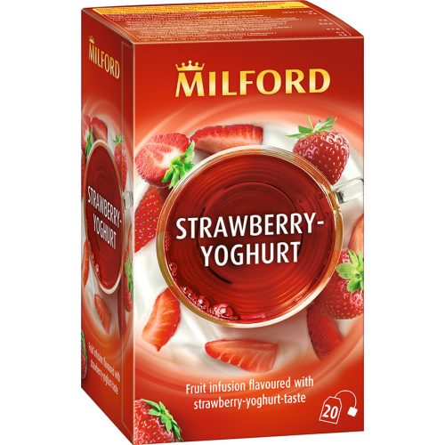 Milford eper-joghurt ízű gyümölcstea 20x2,5g 50 g