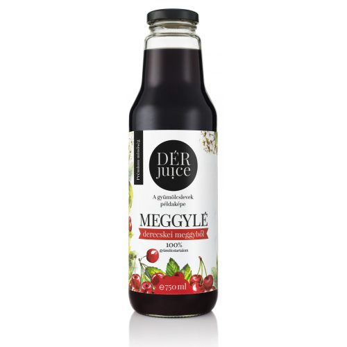 Dér juice meggylé 100% 750 ml